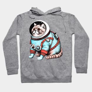 Fat Cat Astronaut (big breath) Hoodie